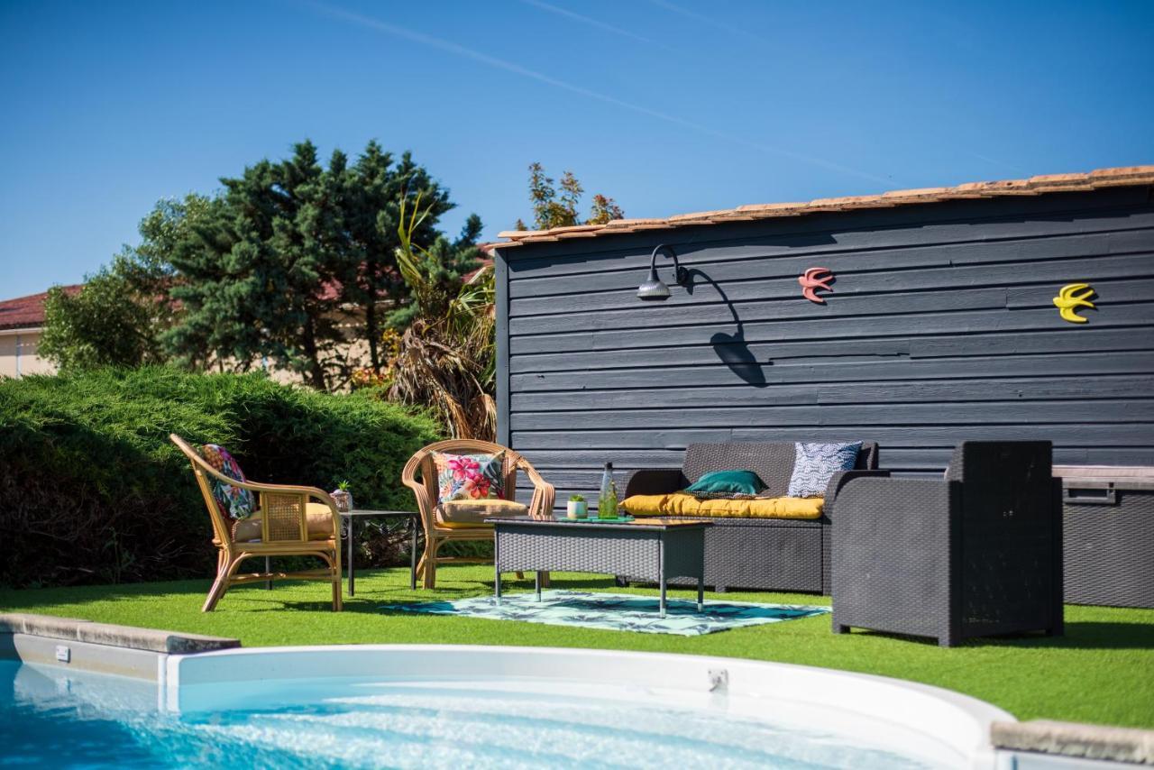 Chambre Merlot, Piscine Et Spa, Proche St Emilion Lugon et l’Ile du Carney Buitenkant foto